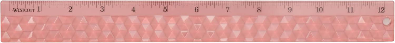 imageWestcott 12in GEM CrystalDesign Ruler 12pk for School Craft Home DIY Classroom  Assorted Colors