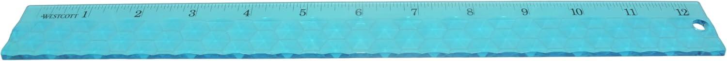 imageWestcott 12in GEM CrystalDesign Ruler 12pk for School Craft Home DIY Classroom  Assorted Colors
