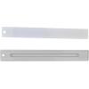 imageWestcott 00402 Smoke Gray Plastic Ruler with Finger Grip 12 Inch12 Pencil Storage