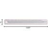 imageWestcott 00402 Smoke Gray Plastic Ruler with Finger Grip 12 InchSingle