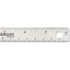 imageWestcott 10414 Stainless Steel Metal Ruler with NonSlip Cork Base 6 in6 Inches