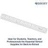 imageWestcott 10561 Acrylic Clear Ruler 6 in12 Inches