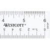 imageWestcott 10561 Acrylic Clear Ruler 6 in6 Inches Pack of 5