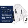 imageWestcott 10Piece Math Set for Students Includes 2 Compasses Protractor ampamp Ruler Back to School Classroom School Supplies Geometry Practice Durable Storage Case