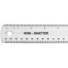 imageWestcott 12Inch Flexible Shatterproof Ruler Flexible Design with EasytoRead Markings Transparent for Home Office Classroom Back to School School Supplies