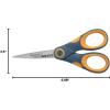 imageWestcott 14881 5Inch NonStick Titanium Scissors For Office and Home YellowGray5inch 1Pack