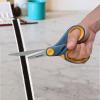 imageWestcott 14881 5Inch NonStick Titanium Scissors For Office and Home YellowGray8inch 1Pack