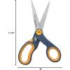 imageWestcott 14881 5Inch NonStick Titanium Scissors For Office and Home YellowGray8inch 3Pack