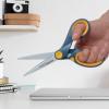 imageWestcott 14881 5Inch NonStick Titanium Scissors For Office and Home YellowGray8inch 3Pack