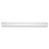 imageWestcott 15571 Clear Data Processing Magnifying Ruler 12 Inch1 Count Pack of 1