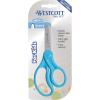 imageWestcott 15967 Right and LeftHanded Scissors Classic Kids Scissors Back to School Classroom Supplies Ages 48 5Inch Blunt Tip Neon PinkNeon Blue