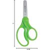 imageWestcott 15967 Right and LeftHanded Scissors Classic Kids Scissors Back to School Classroom Supplies Ages 48 5Inch Blunt Tip Neon PinkNeon Green