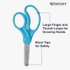 imageWestcott 16454 Right and LeftHanded Scissors Kids Scissors Back to School Classroom Supplies Ages 48 5Inch Blunt Tip Assorted 6 Pack12Pack BluntTip Scissors