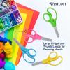imageWestcott 16454 Right and LeftHanded Scissors Kids Scissors Back to School Classroom Supplies Ages 48 5Inch Blunt Tip Assorted 6 Pack2Pack BluntTip Scissors