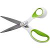 imageWestcott 16926 8Inch HeavyDuty CarboTitanium Scissors For Office and Home GreenWhite 2 Pack
