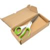 imageWestcott 16926 8Inch HeavyDuty CarboTitanium Scissors For Office and Home GreenWhite 2 Pack