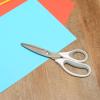 imageWestcott 16935 8Inch HeavyDuty Lefty CarboTitanium Scissors For Office and Home Straight 16935White