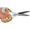 imageWestcott 16935 8Inch HeavyDuty Lefty CarboTitanium Scissors For Office and Home Straight 16935WhiteGreen