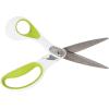 imageWestcott 16935 8Inch HeavyDuty Lefty CarboTitanium Scissors For Office and Home Straight 16935WhiteGreen