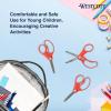 imageWestcott 55845 Right and LeftHanded Scissors Kids Scissors Back to School Classroom Supplies Ages 48 5Inch Blunt Tip 30 Pack Assorted70Pack