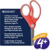 imageWestcott 55845 Right and LeftHanded Scissors Kids Scissors Back to School Classroom Supplies Ages 48 5Inch Blunt Tip 30 Pack Assorted70Pack