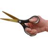 imageWestcott 55848 8Inch TitaniumBonded Scissors For Office and Home BlackGold 4 Pack2Pack
