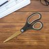 imageWestcott 55848 8Inch TitaniumBonded Scissors For Office and Home BlackGold 4 Pack4Pack