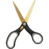 imageWestcott 55848 8Inch TitaniumBonded Scissors For Office and Home BlackGold 4 Pack4Pack
