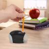 imageWestcott 55851 Small Battery Powered Pencil Sharpener for School Home and Work Black