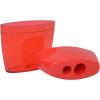 imageWestcott 55877 2Hole Manual Pencil Sharpeners for School Red 12 Pack