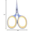 imageWestcott 8quot Bent Craft Scissors with TitaniumBonded Blades for HeavyDuty Use YellowGray25 Sewing Scissors
