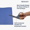 imageWestcott 8quot Bent Craft Scissors with TitaniumBonded Blades for HeavyDuty Use YellowGray8 All Purpose Bent