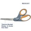imageWestcott 8quot Bent Craft Scissors with TitaniumBonded Blades for HeavyDuty Use YellowGray8 All Purpose Bent