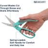 imageWestcott AllPurpose Kitchen Shears Pink with Gold Blades  Durable Kitchen Shears with PrecisionGround Blades for Easy Cutting and Meal Prep  9Inch4pack