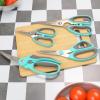 imageWestcott AllPurpose Kitchen Shears Pink with Gold Blades  Durable Kitchen Shears with PrecisionGround Blades for Easy Cutting and Meal Prep  9Inch4pack