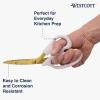 imageWestcott AllPurpose Kitchen Shears Pink with Gold Blades  Durable Kitchen Shears with PrecisionGround Blades for Easy Cutting and Meal Prep  9InchAllPurpose  8Inch and Herb Snips  5Inch