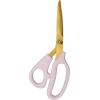 imageWestcott AllPurpose Kitchen Shears Pink with Gold Blades  Durable Kitchen Shears with PrecisionGround Blades for Easy Cutting and Meal Prep  9InchAllPurpose  8Inch