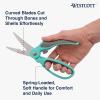 imageWestcott AllPurpose Kitchen Shears Pink with Gold Blades  Durable Kitchen Shears with PrecisionGround Blades for Easy Cutting and Meal Prep  9InchKitchen Shears  9Inch