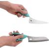 imageWestcott AllPurpose Kitchen Shears Pink with Gold Blades  Durable Kitchen Shears with PrecisionGround Blades for Easy Cutting and Meal Prep  9InchPizza Scissors  9Inch