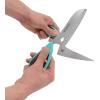imageWestcott AllPurpose Kitchen Shears Pink with Gold Blades  Durable Kitchen Shears with PrecisionGround Blades for Easy Cutting and Meal Prep  9InchPizza Scissors  9Inch