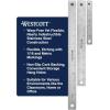 imageWestcott Stainless Steel Ruler Set with Flexible Design NonSlip Cork Base for Crafting Office Classroom Back to School Supplies Includes 6 12 ampamp 15inch Rulers 3 Pack