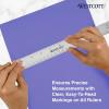 imageWestcott Stainless Steel Ruler Set with Flexible Design NonSlip Cork Base for Crafting Office Classroom Back to School Supplies Includes 6 12 ampamp 15inch Rulers 3 Pack