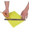 imageWestcott Stainless Steel Ruler Set with NonSlip Cork Backing Easy to Read Etched Markings Flexible and Sturdy Design for Crafting Office Classroom Back to School Supplies 12Inch 3 Pack