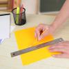 imageWestcott Stainless Steel Ruler Set with NonSlip Cork Backing Easy to Read Etched Markings Flexible and Sturdy Design for Crafting Office Classroom Back to School Supplies 12Inch 3 Pack