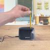 imageWestcott iPoint Duo DualPowered Battery ampamp Electric Pencil Sharpener BluePink