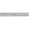 imageWestcott 00402 Smoke Gray Plastic Ruler with Finger Grip 12 Inch12 Pencil Storage