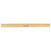 imageWestcott 05018 Beveled Wooden Ruler with Single Metal Edge 18 Inch1 Count Pack of 1
