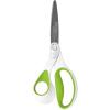 imageWestcott 16935 8Inch HeavyDuty Lefty CarboTitanium Scissors For Office and Home Straight 16935WhiteGreen