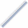 imageWestcott 40711 Clear Data Processing Magnifying Ruler 15 in1Pack