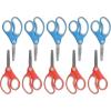 imageWestcott 55845 Right and LeftHanded Scissors Kids Scissors Back to School Classroom Supplies Ages 48 5Inch Blunt Tip 30 Pack Assorted70Pack